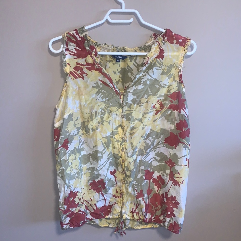 Reitman’s floral tank top